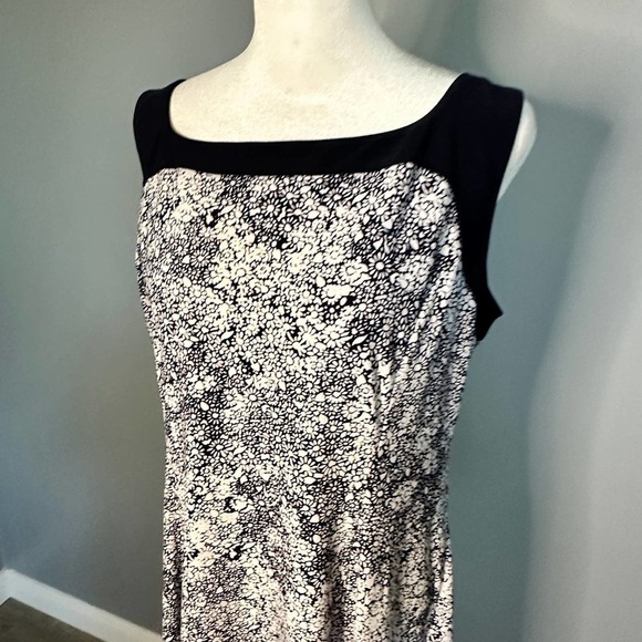 Chaps Floral Print Dress Size XL - Picture 2 of 6